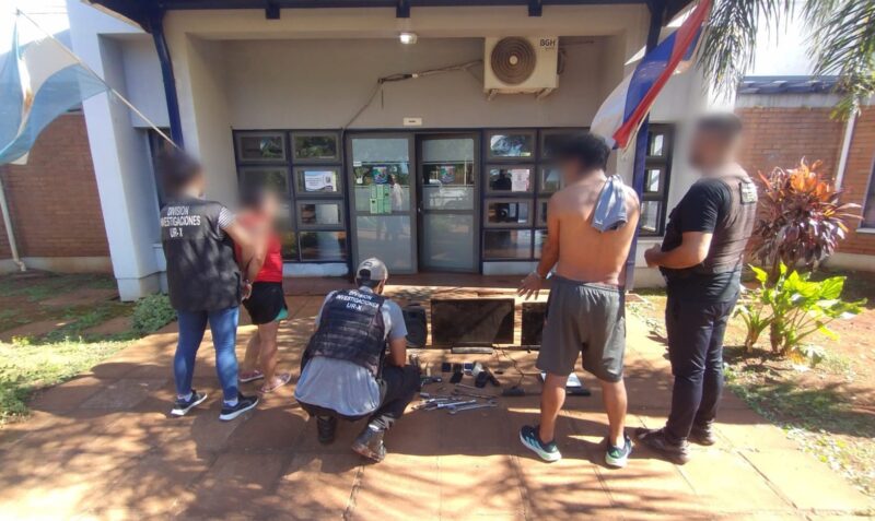 barrio alberto fernandez detenidos robos