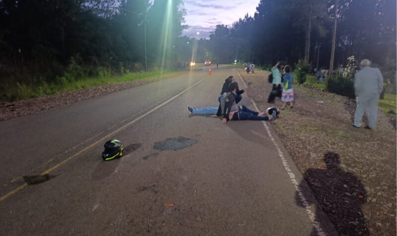 choque con perro Caá Yarí