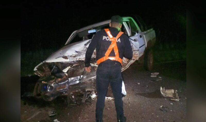 choque camioneta camion dos de mayo