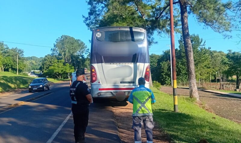 colectivero alcoholizado ruta 103