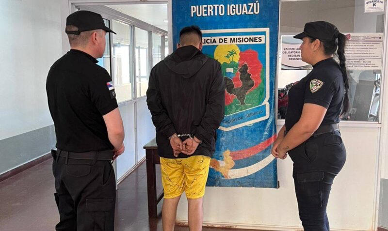 detenido puerto esperanza golpear mujer