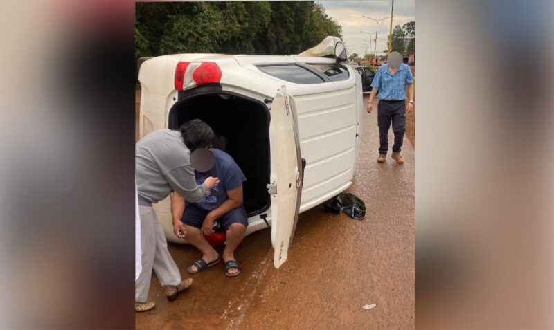 volcar avenida las americas obera