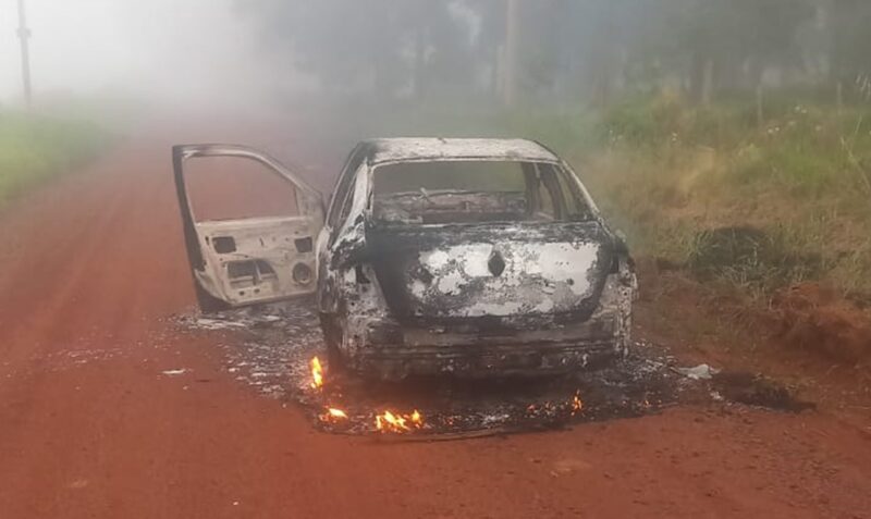incendio auto santa ines