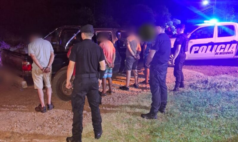 demorados amenaza arma montecarlo