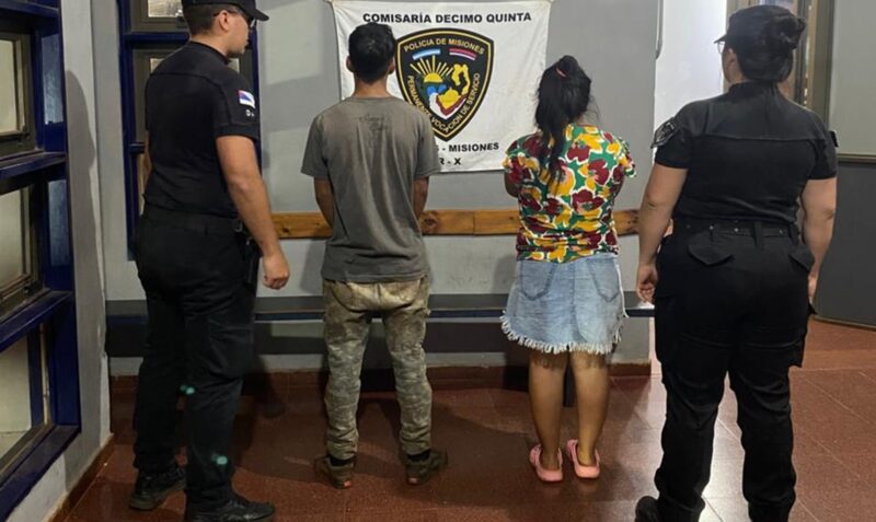 madre hijo detenidos oreja vecina