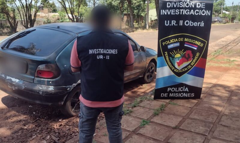 auto cheque falso Ameghino