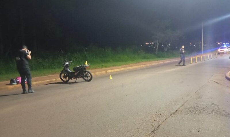 choque motos posadas huyo