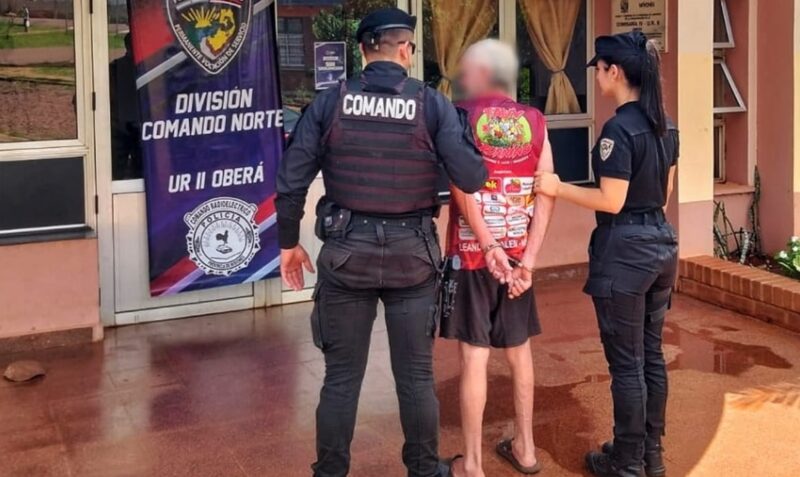 Detención maltrato animal y desobediencia Oberá