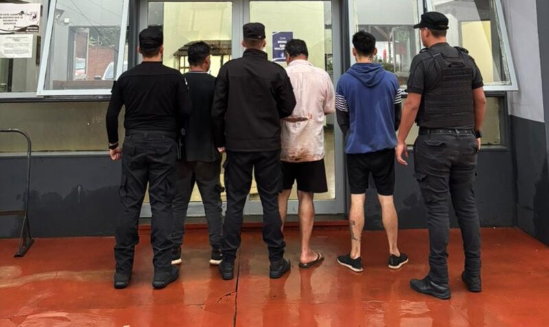 Incendio intencional en Oberá