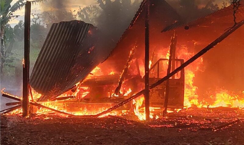 incendio galpon dos arroyos