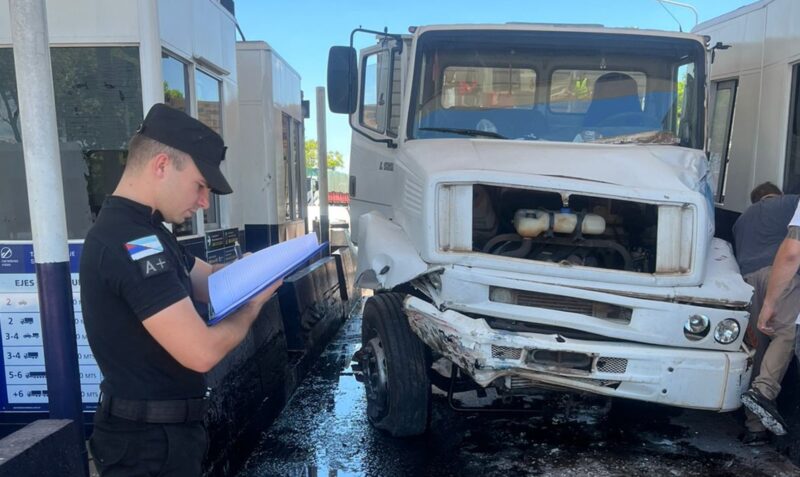 camion peaje santa ana