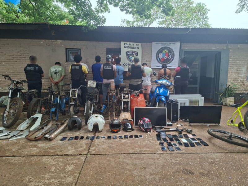 chacra 112 motos robadas