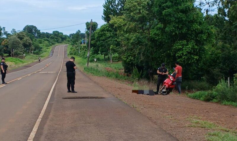 laguna azul despiste moto