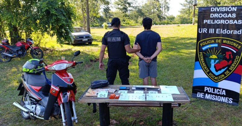 dealer detenido en Eldorado 20 dosis