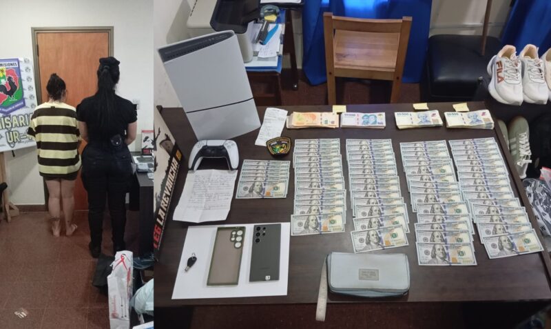 empleada robar dolares posadas