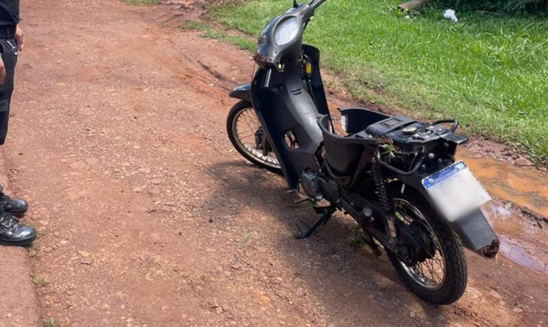 Despiste motocicleta Ruta 211 El Alcázar