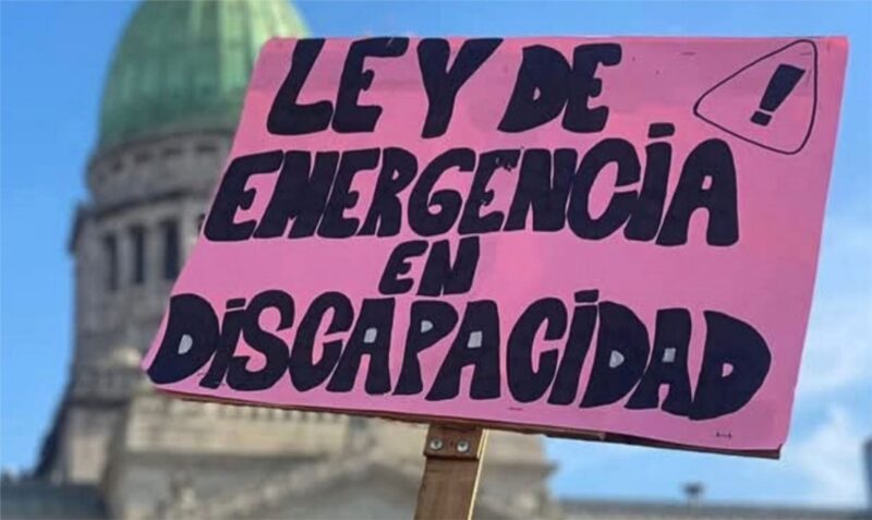Ley de Emergencia en Discapacidad Javier Milei Juez González Charvay justicia