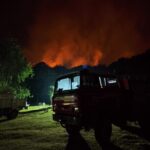 Incendios forestales fuera de control en Chubut: se reavivaron tres focos y el fuego amenaza con avanzar