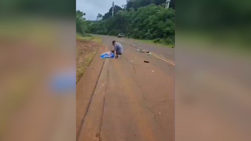 choque fatal El Soberbio ruta 13 motociclista fallecido