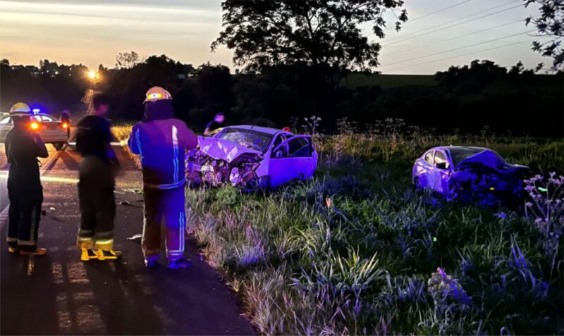 Campo Viera Ruta 14 choque frontal hoy