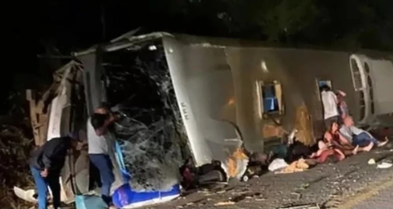 accidente fatal Brasil San Pablo BR-153 trabajadores rurales