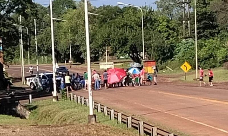 piquete Montecarlo ambulancia paciente oncológico Waldemar Laumann