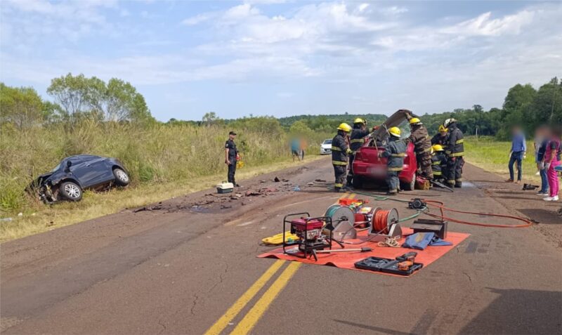 choque Ruta 4 Bonpland puente Tigre heridos