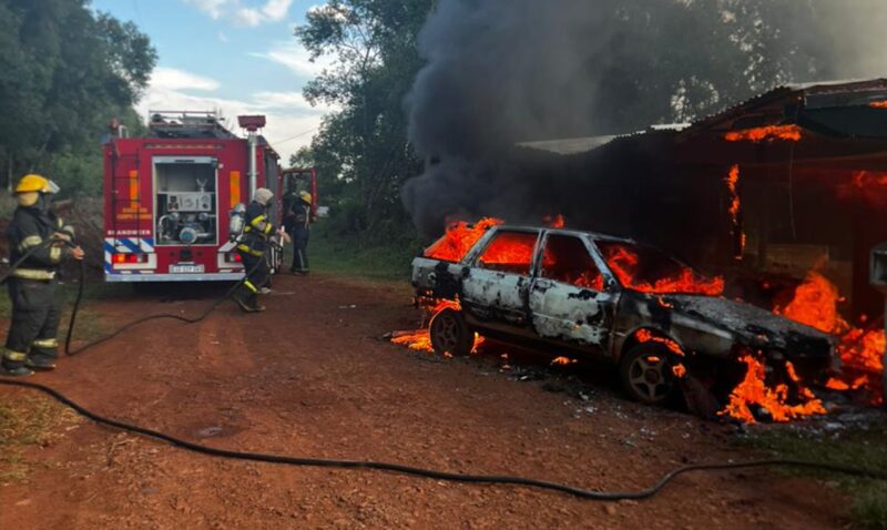 incendio vivienda Campo Grande niño quemaduras barrio Gendarmería