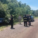 Susto grande en la Ruta 103: un auto despistó con una familia a bordo cerca de San Martín