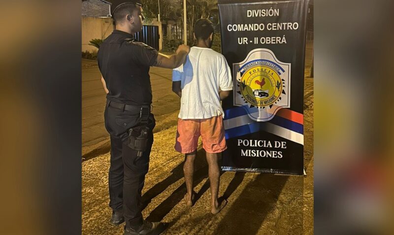 detenido Oberá agresión hacha Barrio Villa Gunther lesionado grave