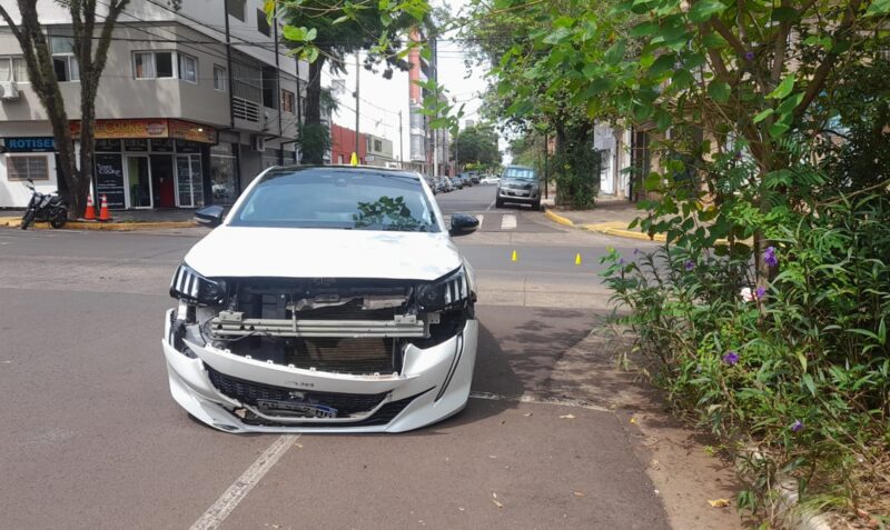 siniestro vial Posadas Catamarca Rivadavia choque motociclista herido Yamaha FZ