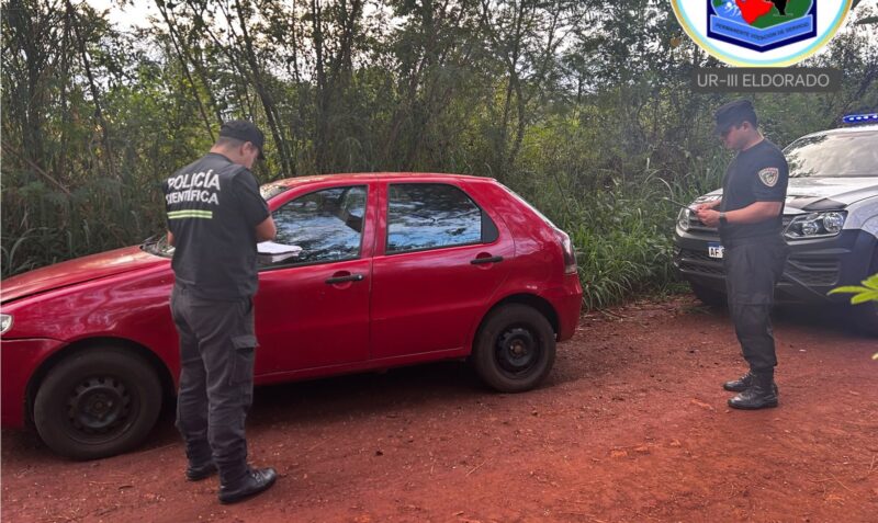 Eldorado policiales auto recuperado remís estafa