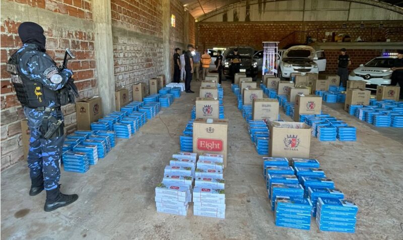 Contrabando cigarrillos El Soberbio Policía de Misiones operativo millonario