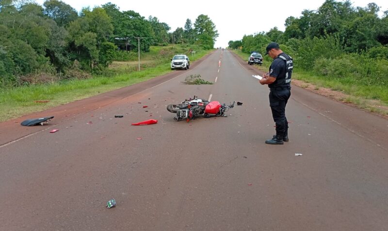 siniestro vial Mártires Ruta Provincial 103 adolescente herido maniobras peligrosas