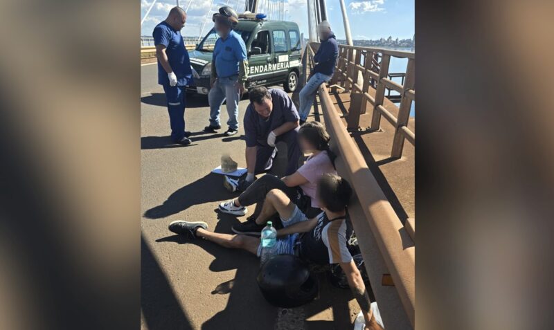 Choque en el puente Posadas-Encarnación