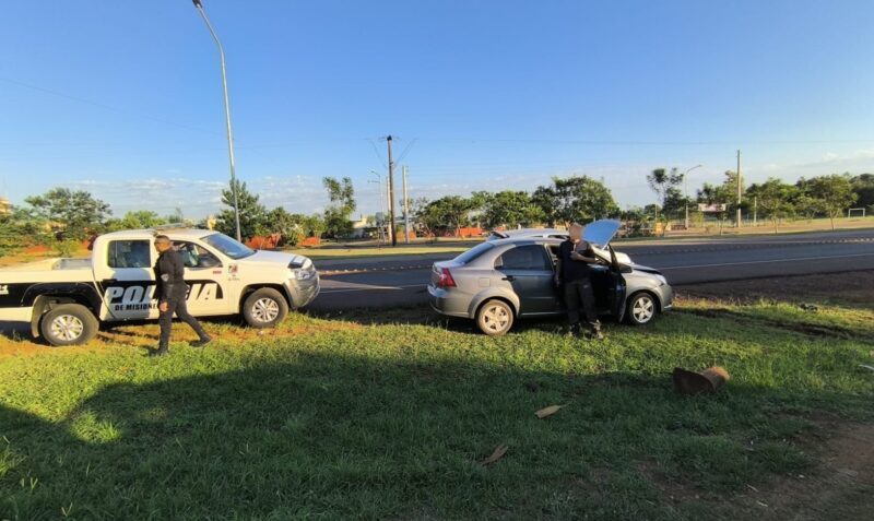 siniestro vial Posadas Ruta 12 Itaembé Guazú choque cadena