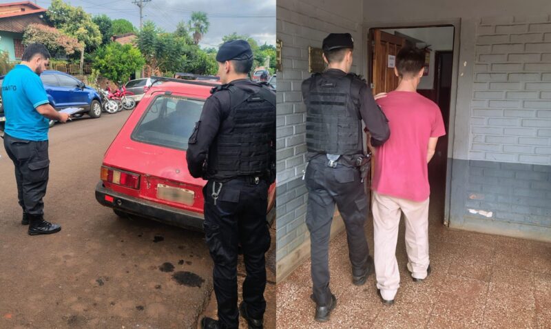 alcoholemia positiva San Vicente Fiat 147 Mario F con