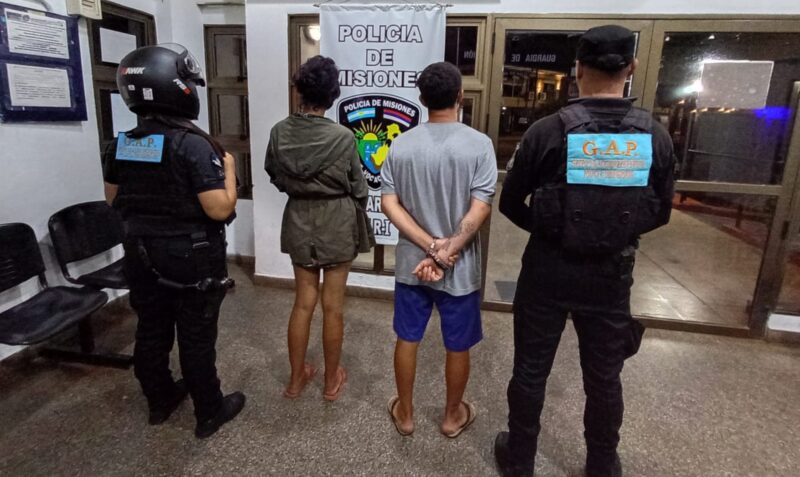 estafa Posadas restaurante pareja detenida Colón y Bolívar cuenta sin pagar