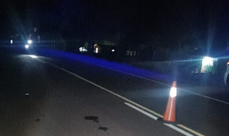 moto caida Ruta 17 Dos Hermanas