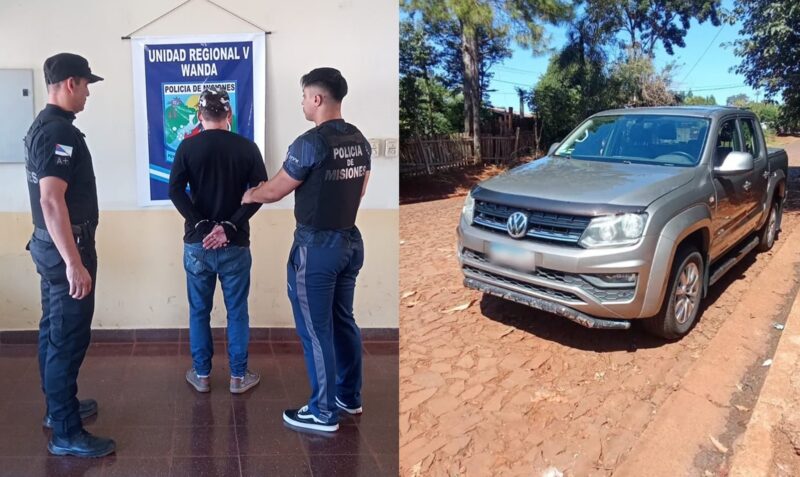 Intento robo Amarok lavadero Puerto Esperanza Ariel Ulises W