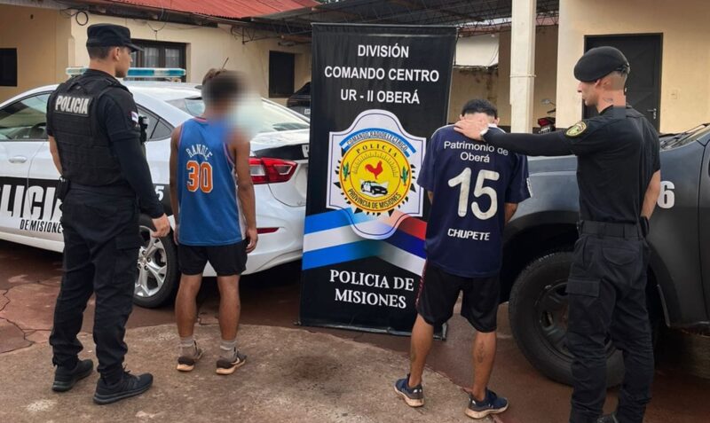 robo Oberá "Dike" detenido cámaras de seguridad mujer 83 años barrio Caballeriza