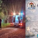 Bomberos! Falleció un joven de 19 años tras un trágico despiste en Dos de Mayo