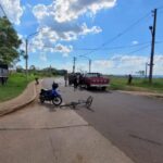 Una adolescente en bici terminó en el hospital tras ser embestida por una F-100