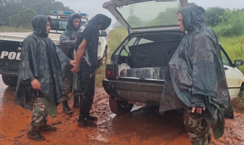 Narcotráfico Andresito marihuana secuestro Ruta 19 Fiat Uno detenido