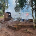 Un incendio consumió una casa en Irigoyen y el dueño terminó herido