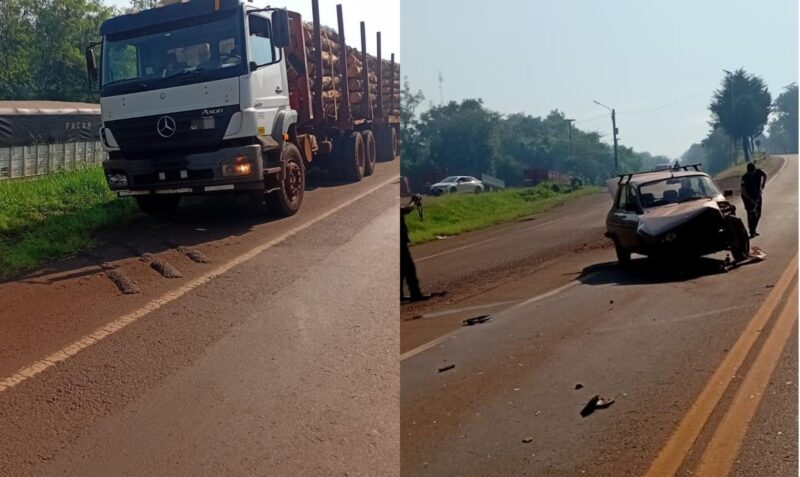 Siniestro vial Eldorado Ruta 12 camión heridos Hospital Samic