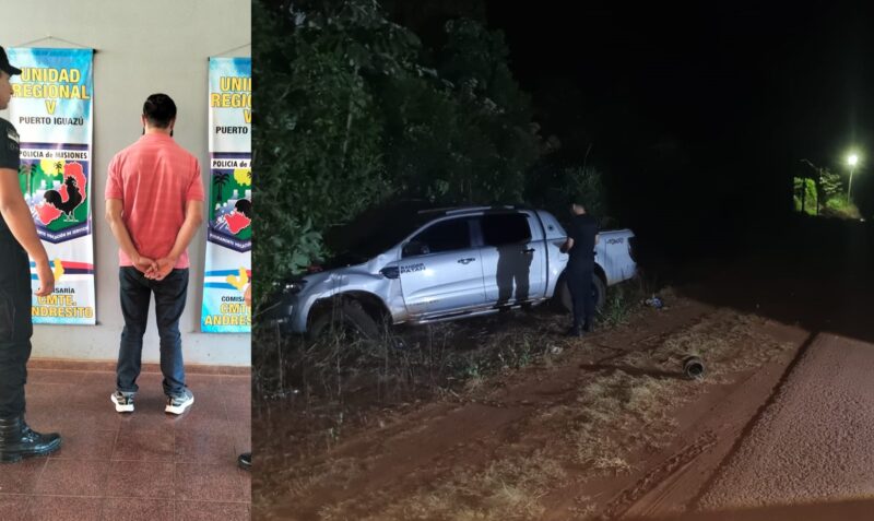 Detenido choque fatal Andresito Ruta 19 doble homicidio camioneta