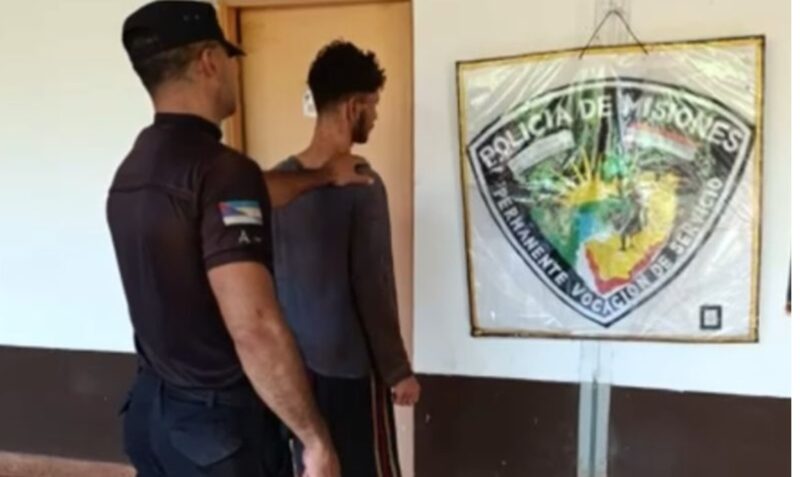 Violencia familiar barrio A-4 Posadas detenido abuelos drogas