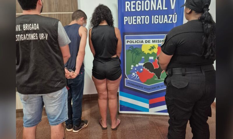Detenidos Iguazú Brasilerito robo pinturería cámaras seguridad