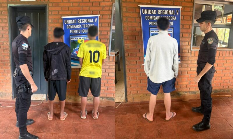 Caí Puerto Iguazú detenidos Claudia Gabriela Gómez